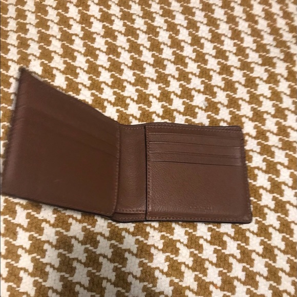 COACH Dark Saddle Wallet - Picture 2 of 5